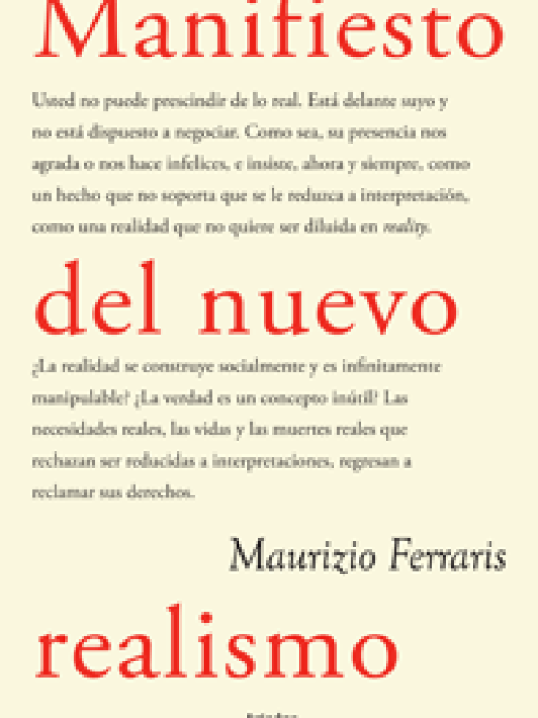 $ 6.000 CLP Manifiesto del nuevo realismo